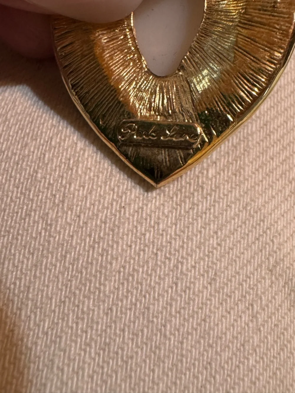 Park Lane Pearl Teardrop CZ and Black Enamel Gold Tone Pendant - Picture 4 of 4